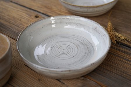 handgetöpferte sehr edle Pasta Bowl Keramik Schale